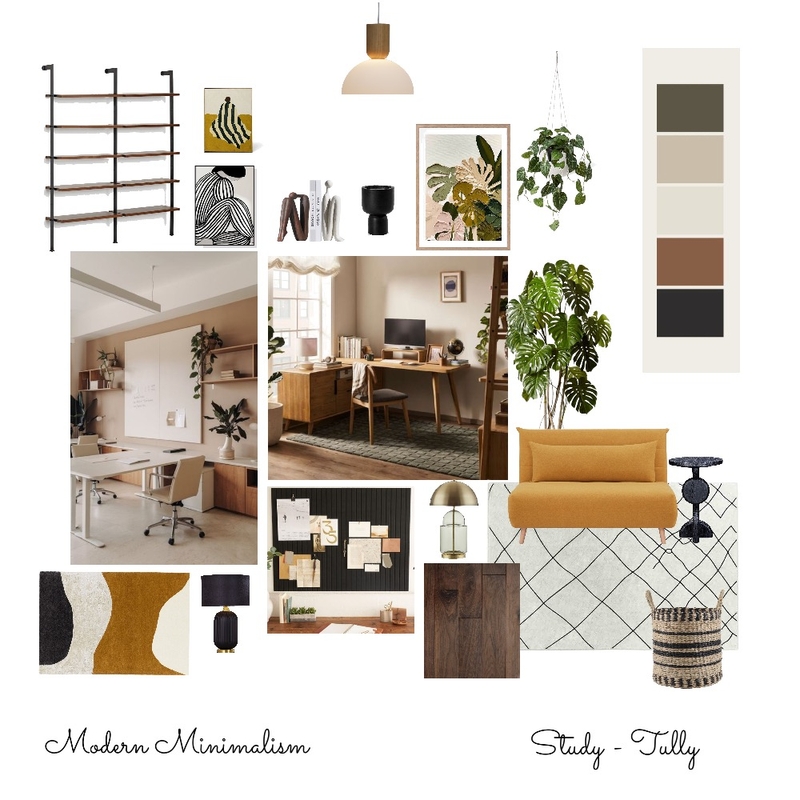 Study Mood Board - Tully Mood Board by Haysloft Designs on Style Sourcebook