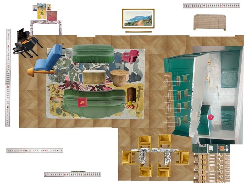 Great Room Space Planning Scale Mood Board by dl2407 on Style Sourcebook