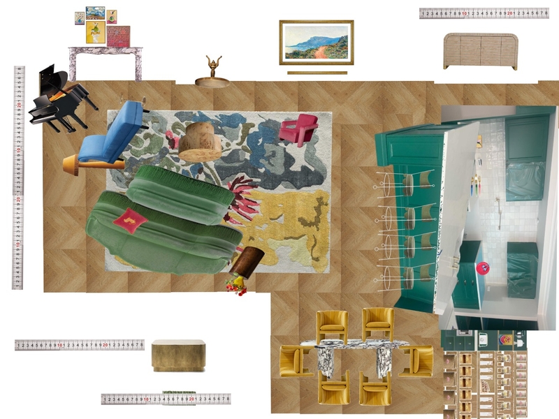 Great Room Space Planning Scale Mood Board by dl2407 on Style Sourcebook