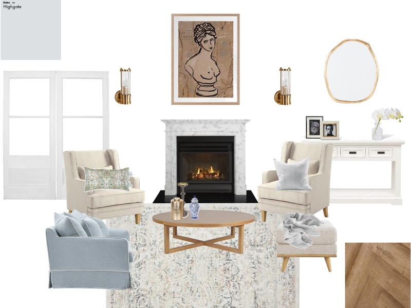 French Provincial Sample Board Mood Board by Bajenovanastassia on Style Sourcebook