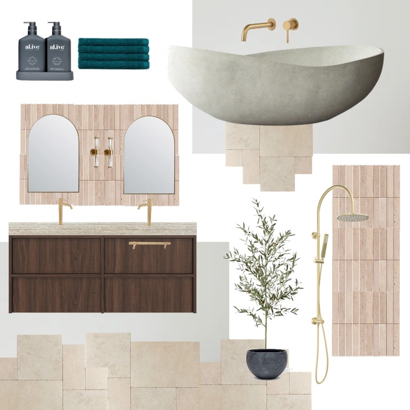 Roman Bathroom Mood Board by mwoods on Style Sourcebook