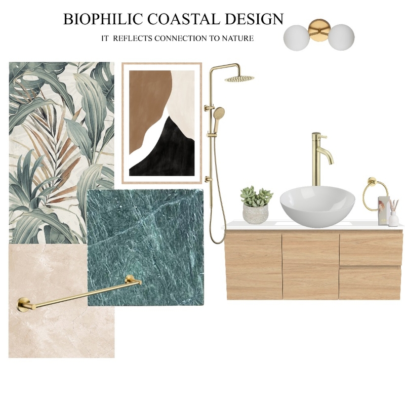 Biophilic Coastal Design Mood Board by Sharmin Akter on Style Sourcebook