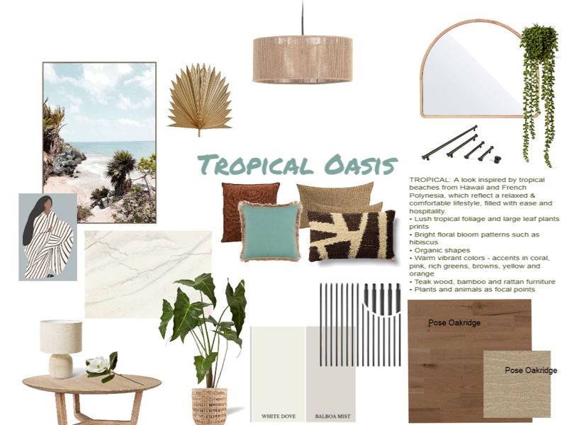 Tropical Oasis Zeigler Mood Board by Grounded Living NOVA Style on Style Sourcebook