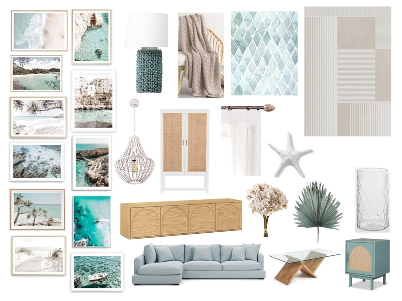 Aqua Beach Mood Board by Sterlingrose on Style Sourcebook