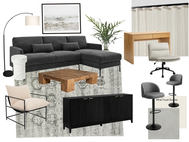 contemporary apartment - greys Mood Board by SamanthaSimpsonInteriors on Style Sourcebook