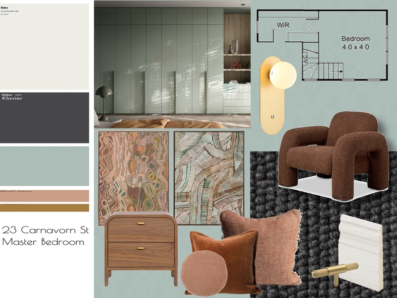 Assessment 2 - Master Bedroom Mood Board by addieobyrne on Style Sourcebook