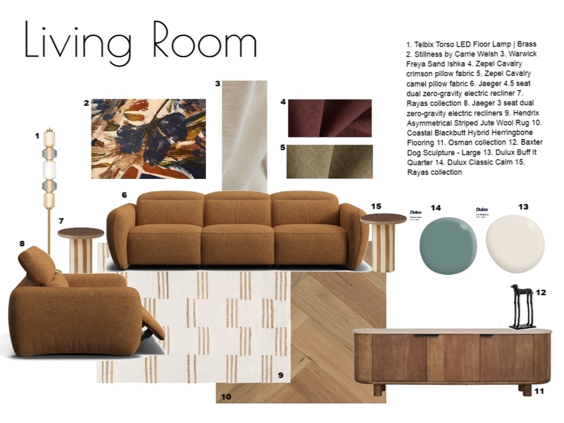Living Room Module 9 Mood Board by SamanthaEberhart on Style Sourcebook