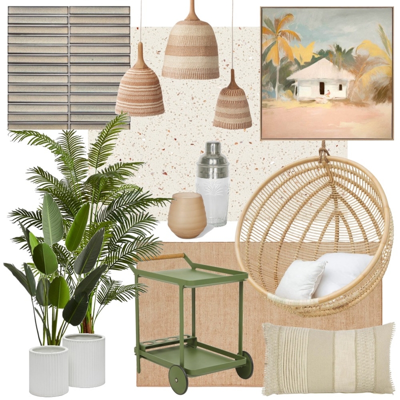 Tropical Retreat ft. Copper Pearl Matte Mood Board by SilkSurface on Style Sourcebook