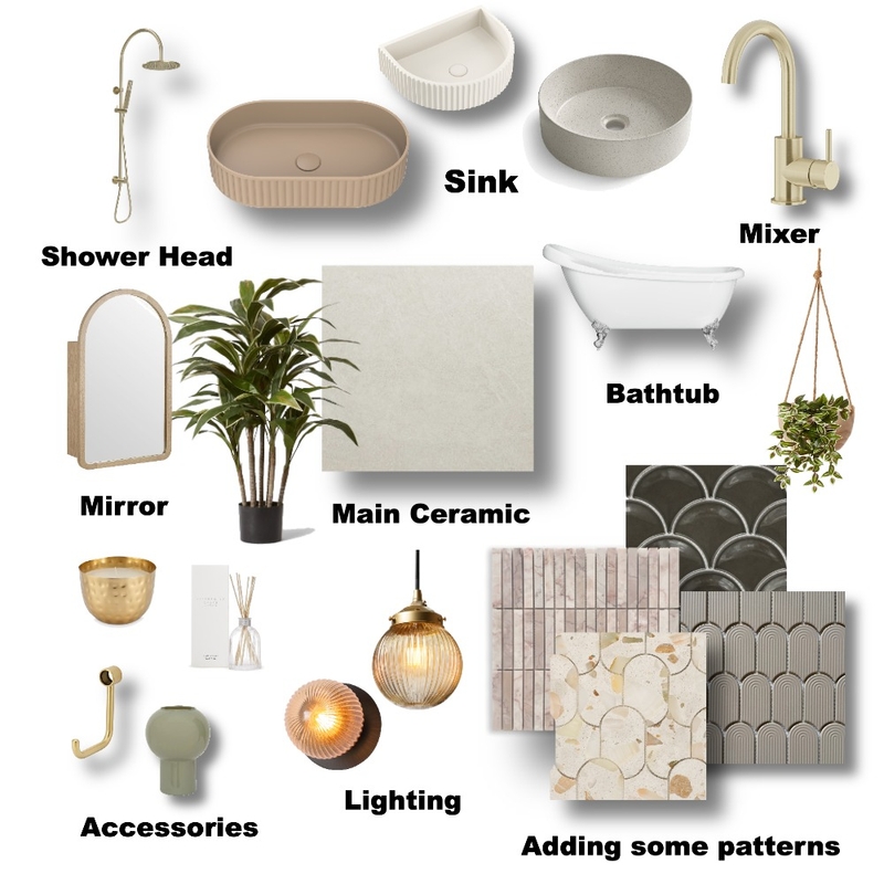 Master Bathroom Mood Board by Malak Shedid on Style Sourcebook