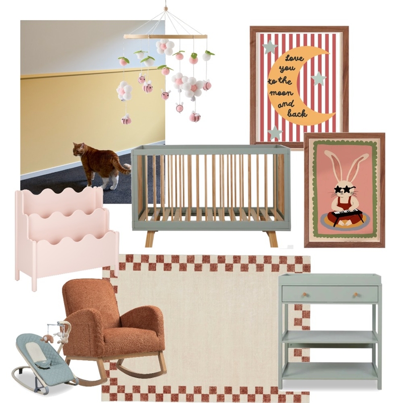 Nursery Mood Board by rubytalaj on Style Sourcebook