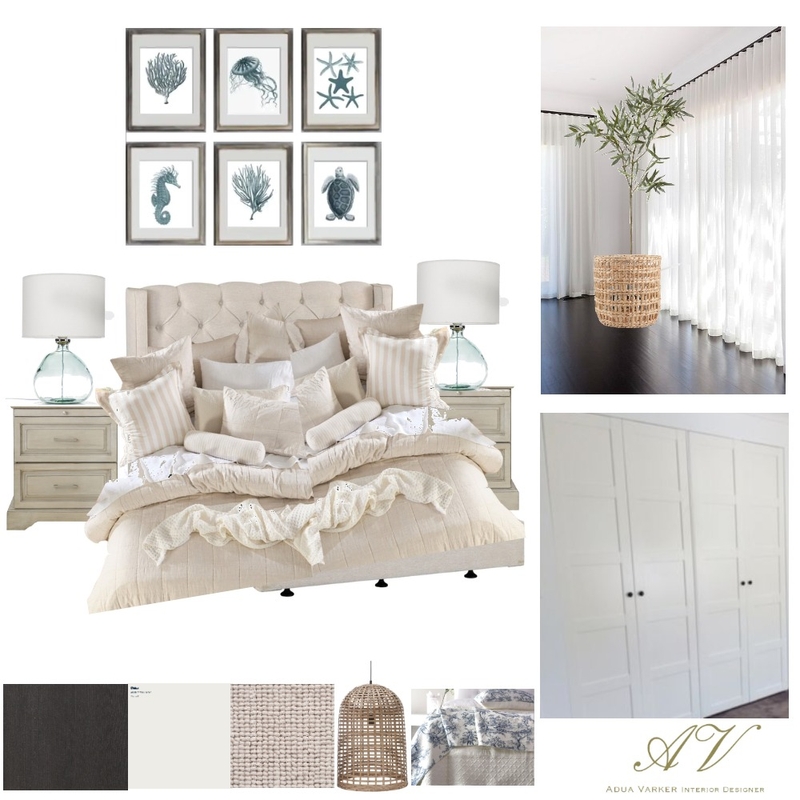Coastal Retreat Master Bedroom Mood Board by Adua on Style Sourcebook