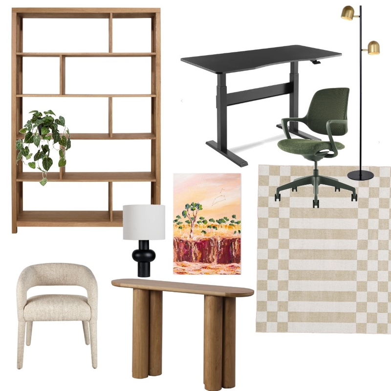 S+W Home Office opt 1 Mood Board by Kutata Interiors on Style Sourcebook