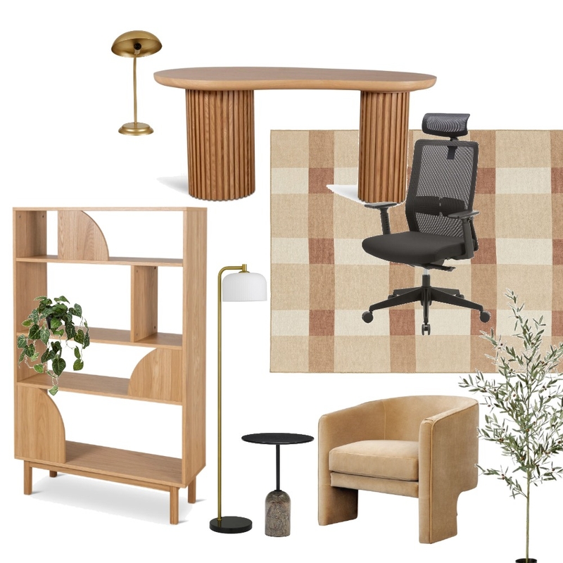 S+W Home Office Opt 2 Mood Board by Kutata Interiors on Style Sourcebook