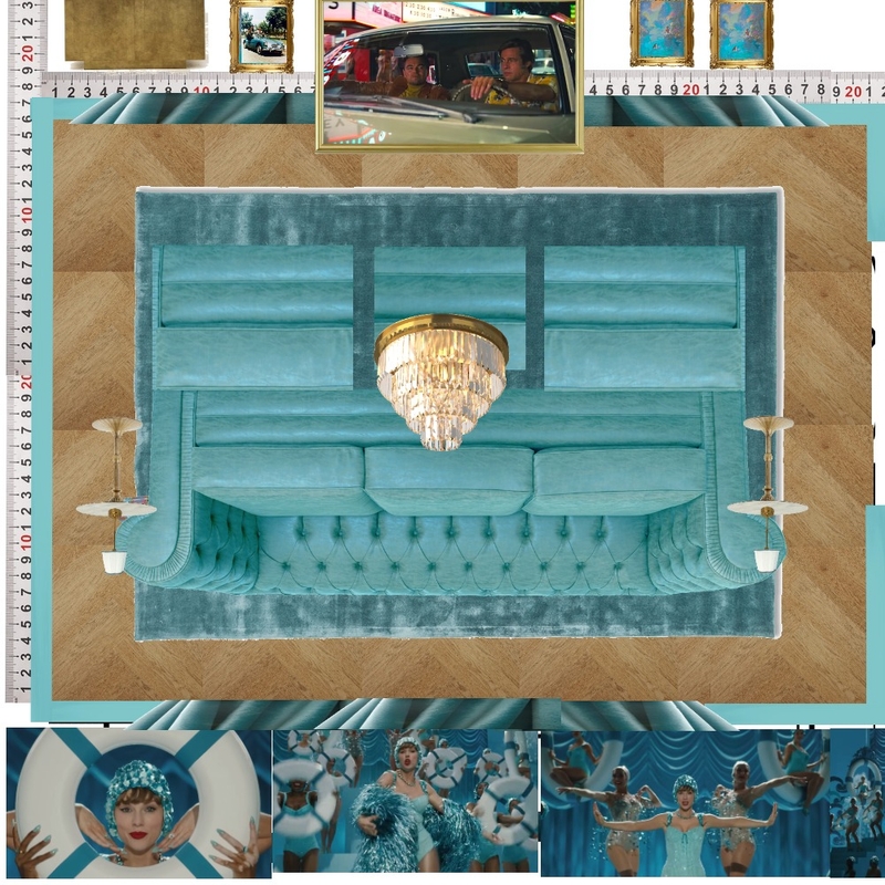 Cinema Blue Colour Drench Mood Board by dl2407 on Style Sourcebook