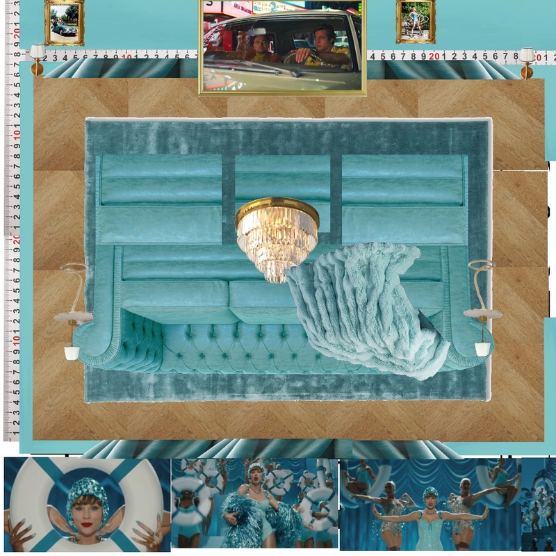 Cinema Blue Colour Drench Mood Board by dl2407 on Style Sourcebook