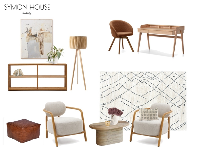 SYMON HOME study Mood Board by Gather & Place on Style Sourcebook