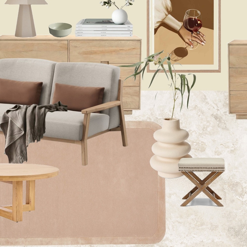 Hugo Nude Rug Mood Board by Rug Culture on Style Sourcebook