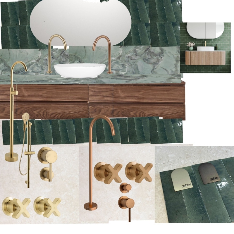 Ensuite Mockup Mood Board by Cobblestone Studios on Style Sourcebook