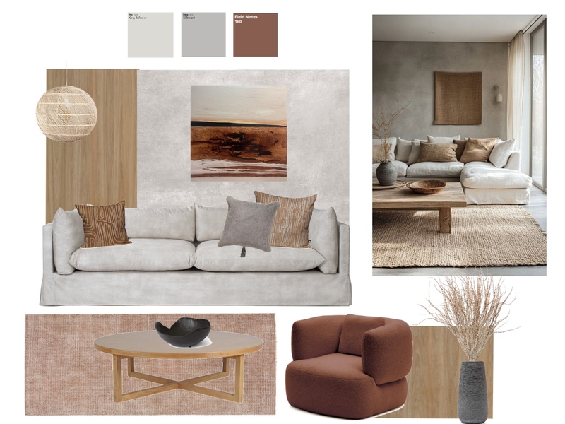 Regina Living room - calm earthy organic coastal Mood Board by Evolve Creative Interiors on Style Sourcebook