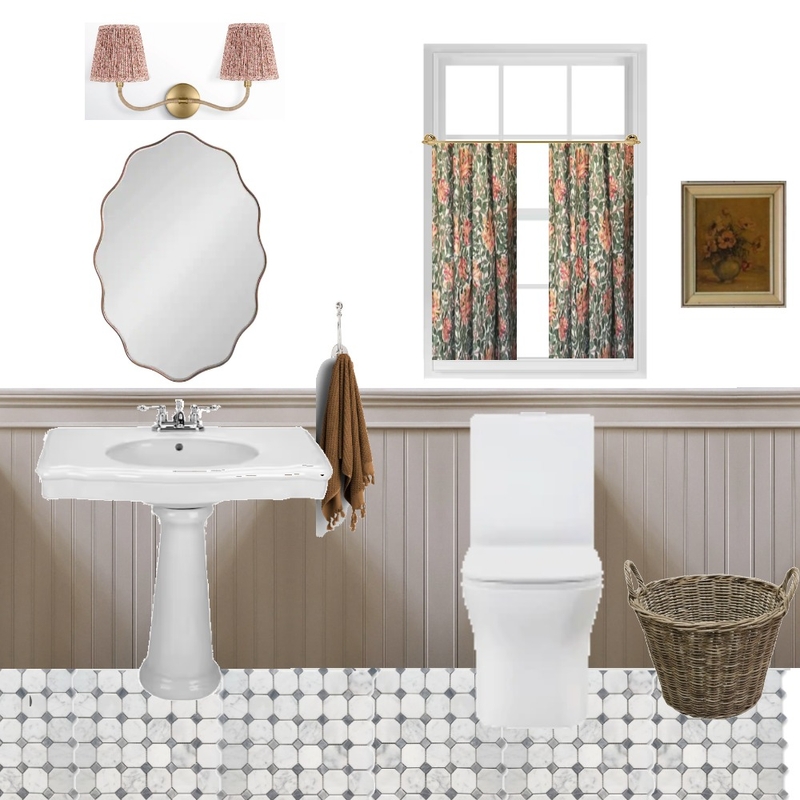 Rileys Bathroom - pedestal sink Mood Board by Annacoryn on Style Sourcebook