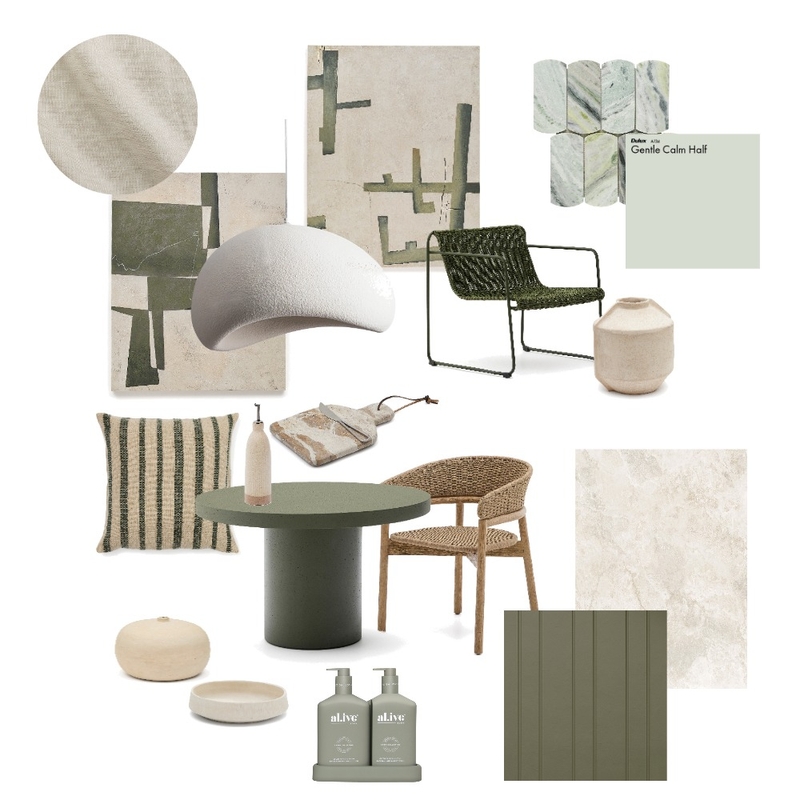 Sage Mood Board by IBM Interiors on Style Sourcebook