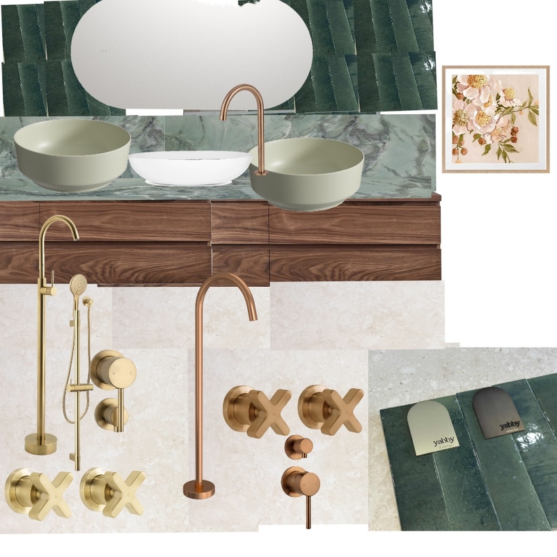 Ensuite Mockup Mood Board by Cobblestone Studios on Style Sourcebook