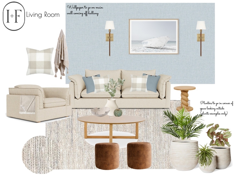 Living room Mood Board by Ivy + Finch Design on Style Sourcebook