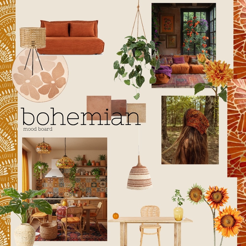 Bohemian Mood Board Mood Board by rachelengen@outlook.com on Style Sourcebook