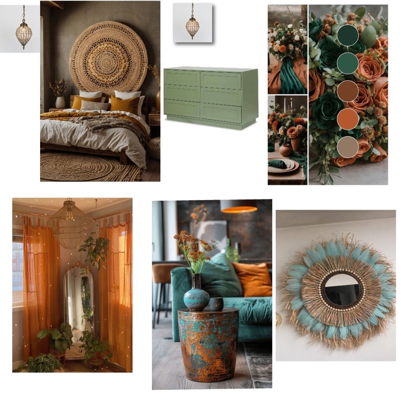 mood board habitacion boho chic Mood Board by rosanaraclei1962@gmail.com. on Style Sourcebook