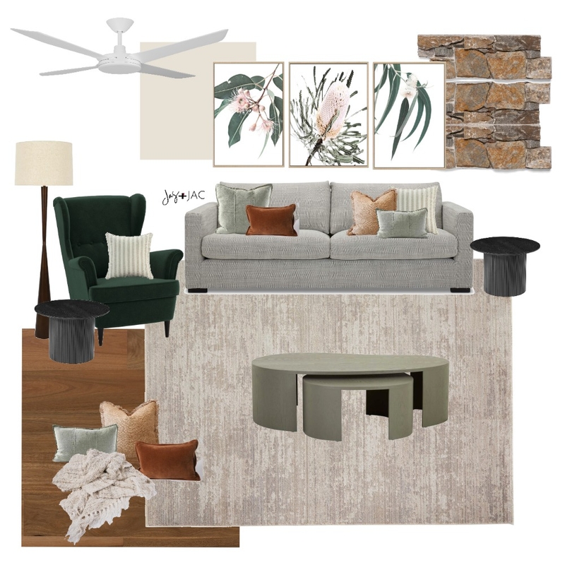 Rose Living Room Mood Board by Jas and Jac on Style Sourcebook