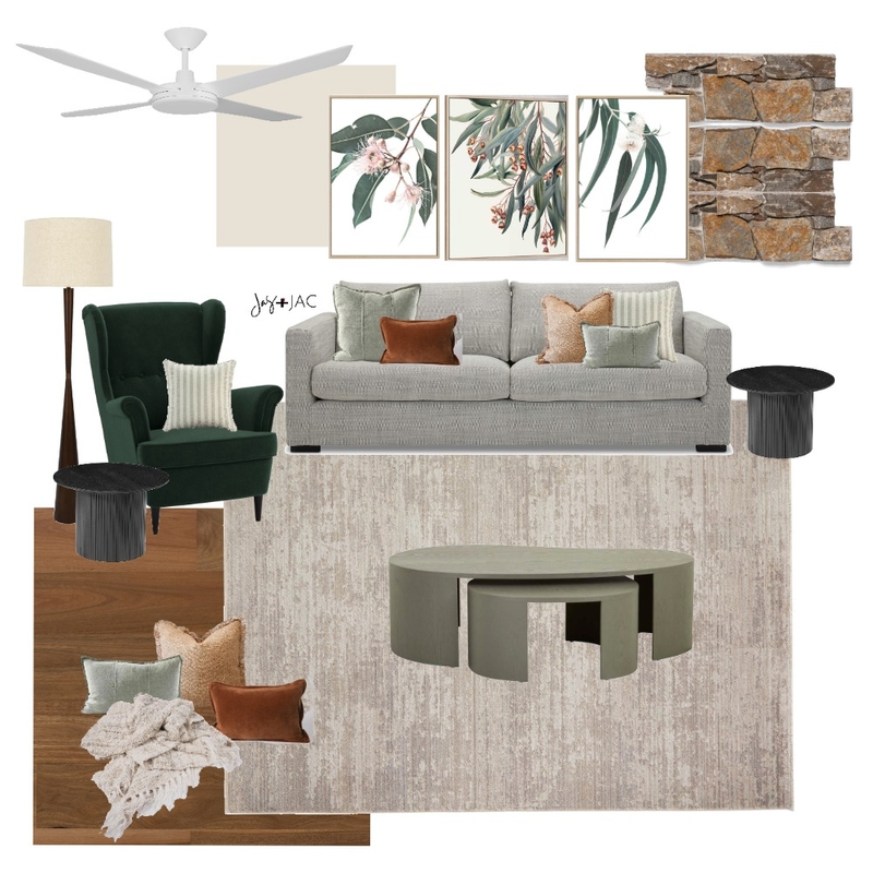 Rose Living Room Mood Board by Jas and Jac on Style Sourcebook