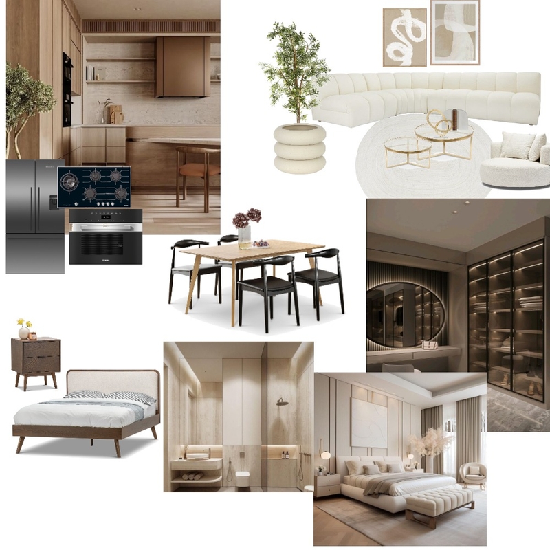לוח השראה לדירה Mood Board by Rawan's on Style Sourcebook
