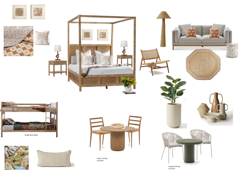 Design One for the Glamping Tents at Pottsville North Mood Board by IIDR Interior Design on Style Sourcebook