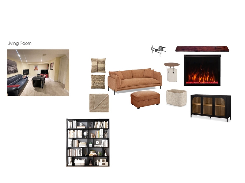 Media Room Sample Board Mood Board by Angie on Style Sourcebook