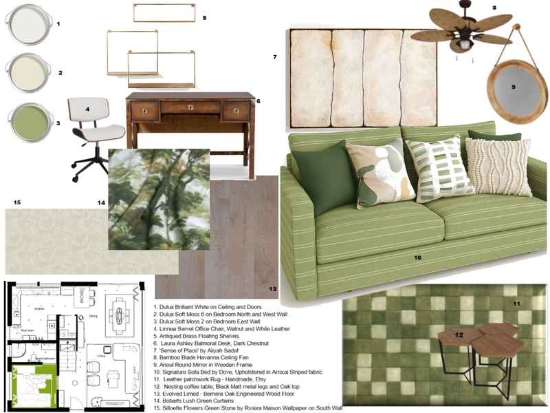 Guest bedroom / office Mood Board by EvanHarrington on Style Sourcebook