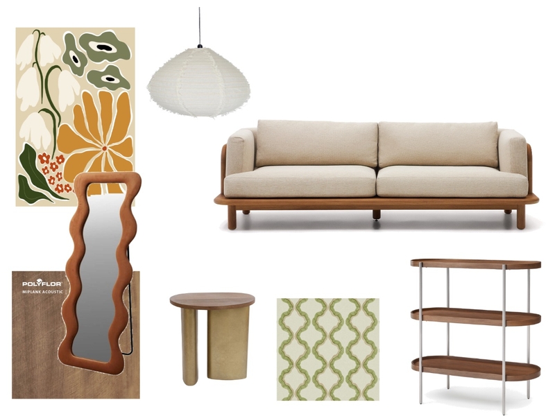 Mid Century Gallery Mood Board by Style Sourcebook on Style Sourcebook