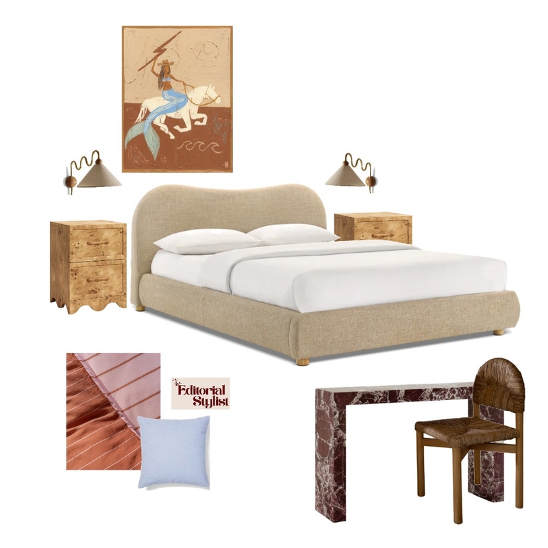 Rosie's Bedroom Mood Board by The Editorial Stylist on Style Sourcebook