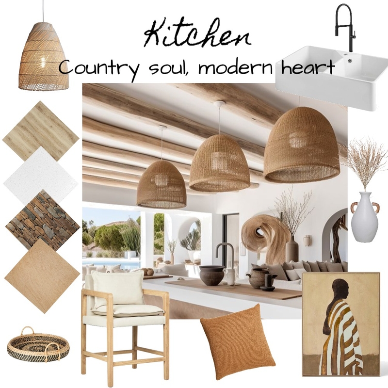 rustic kitchen board new title bo Mood Board by krittylof on Style Sourcebook