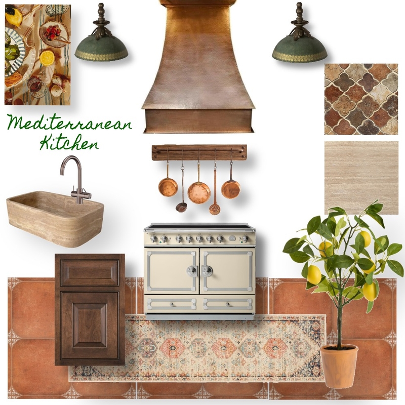 Mediterranean Kitchen Mood Board by alexmacri on Style Sourcebook