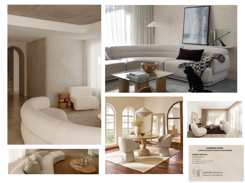Chloe - Living & Dining Room Mood Board Mood Board by SamarSh on Style Sourcebook