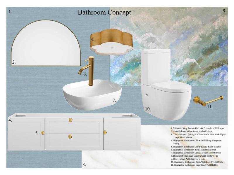 Feinstein & Goldstein Bathroom Concept Mood Board by botany75 on Style Sourcebook