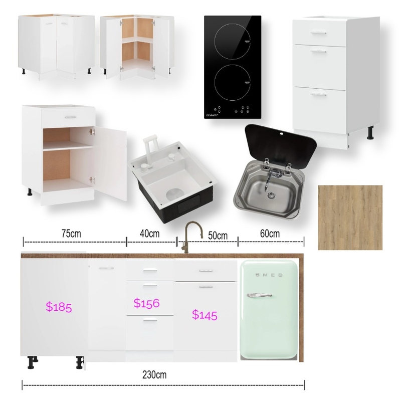 Kitchen Layout v3 Mood Board by dittokitty on Style Sourcebook
