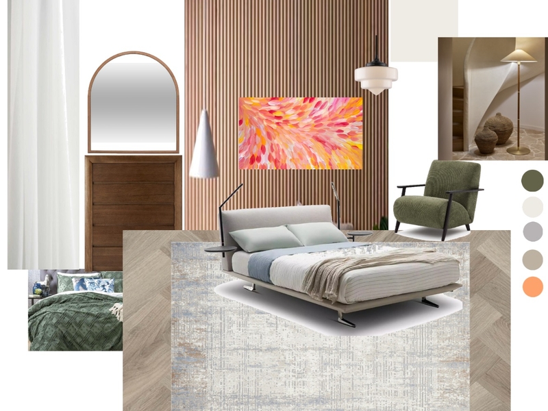 Sample Board - Bedroom - Modified Mood Board by paulette.joshi on Style Sourcebook