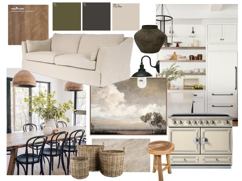 Modern Farmhouse Mood Board Mood Board by SFK on Style Sourcebook