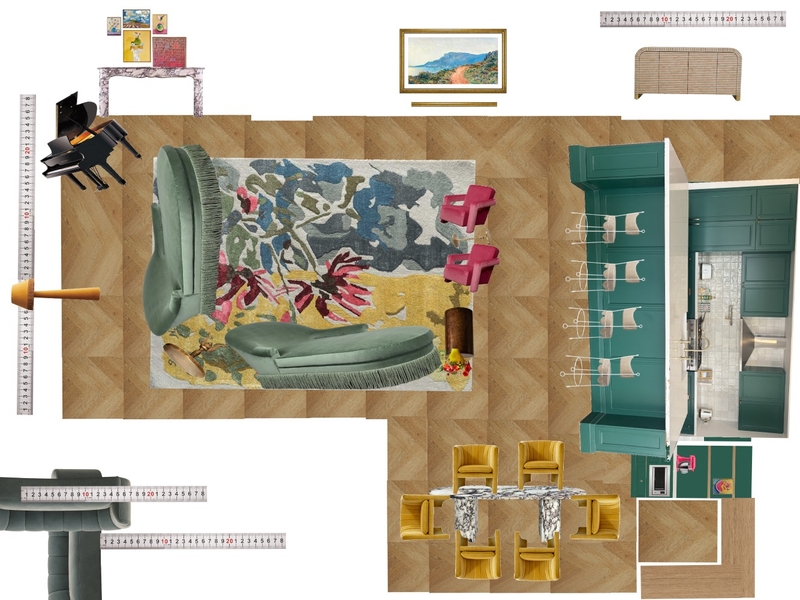 Great Room Space Planning Scale Mood Board by dl2407 on Style Sourcebook