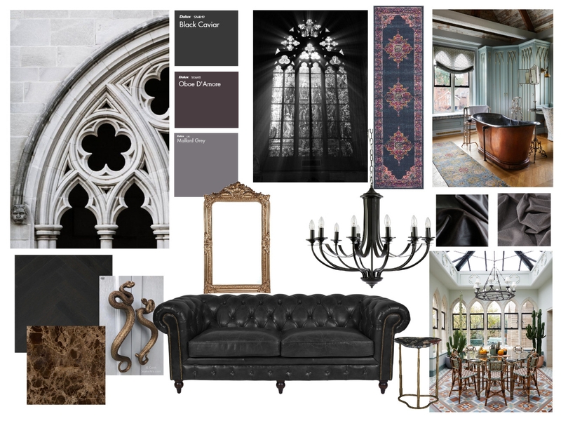 Gothic Mood Board Mood Board by AmandaEden on Style Sourcebook