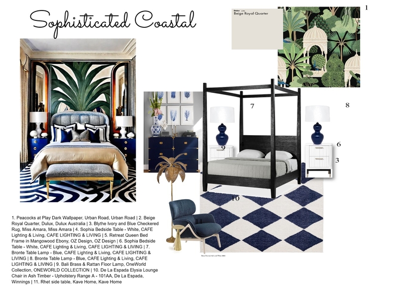 Sophisticated Coastal Mood Board by NinaAlbadri on Style Sourcebook