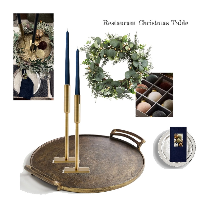 Restaurant Christmas Table Mood Board by Jennypark on Style Sourcebook