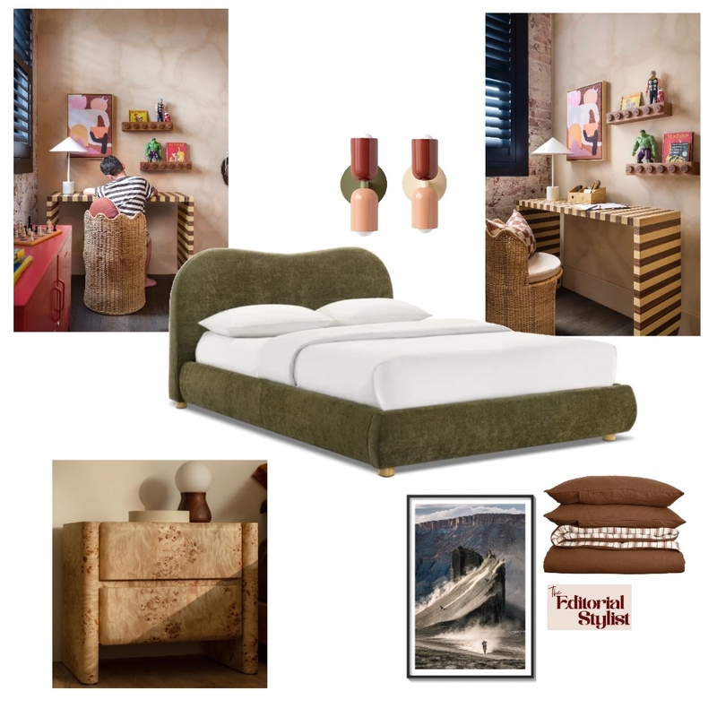 Reggie's Room Mood Board by The Editorial Stylist on Style Sourcebook