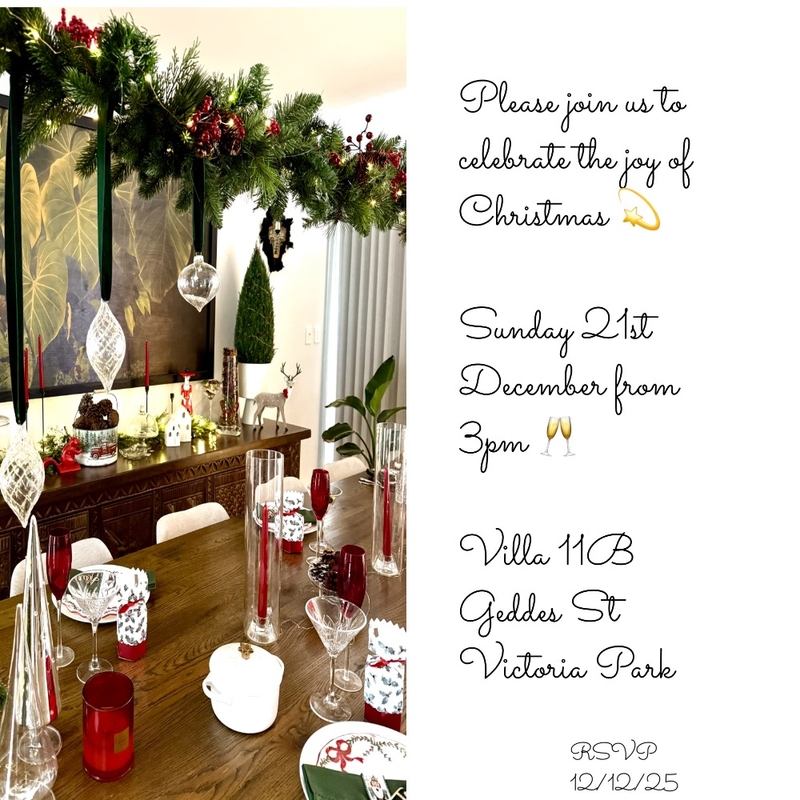 Christmas Party invite Mood Board by Jennypark on Style Sourcebook